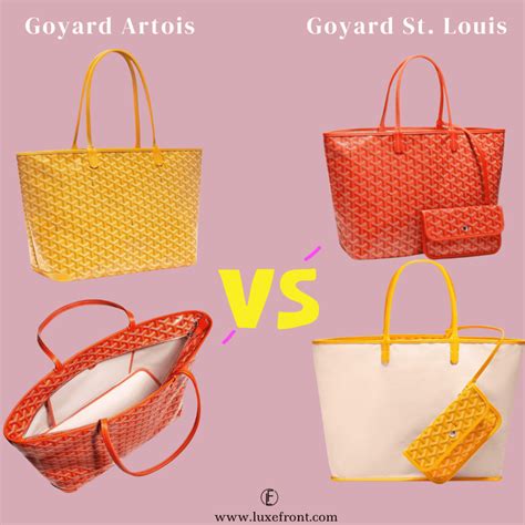 goyard st louis pm tote price 2023|artois mm bag goyard price.